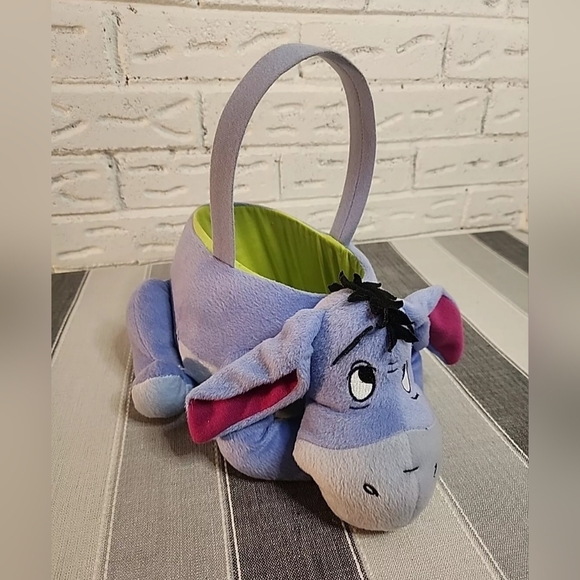 Halloween Eeyore Vintage Walt Disney Plush Easter Basket Winnie The Pooh - Picture 4 of 10